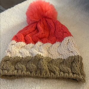 Colorful Knit Pom-Pom Kids Hat